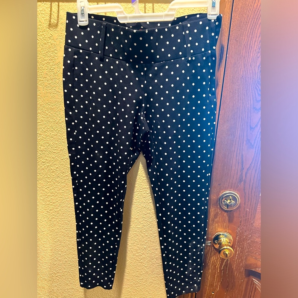 Torrid Retro Chic Cigarette Polka Dot Pants 00